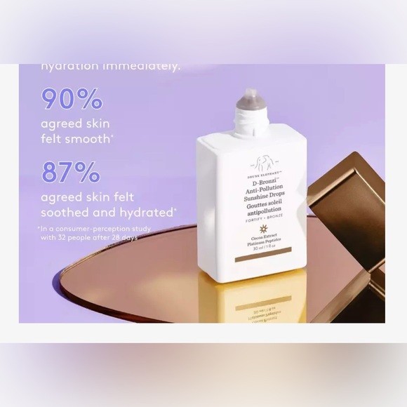 D-Bronzi Anti-Pollution Sunshine Drops with Peptides - Drunk Elephant - Picture 3 of 7